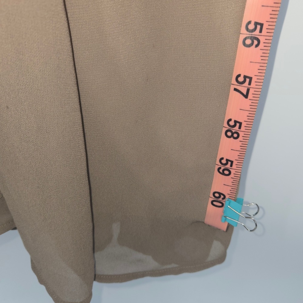 Show Me Your Mumu Jenn Maxi Dress XL Taupe Formal Minimalist Elegant Neutral - Picture 6 of 12